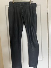 CORA LEATHER STRETCH LEGGINGS