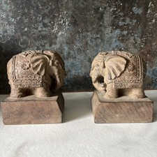 Set of 2- Elephant Bookends