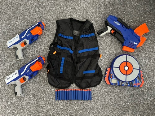 Nerf elite bundle includes - nerf,