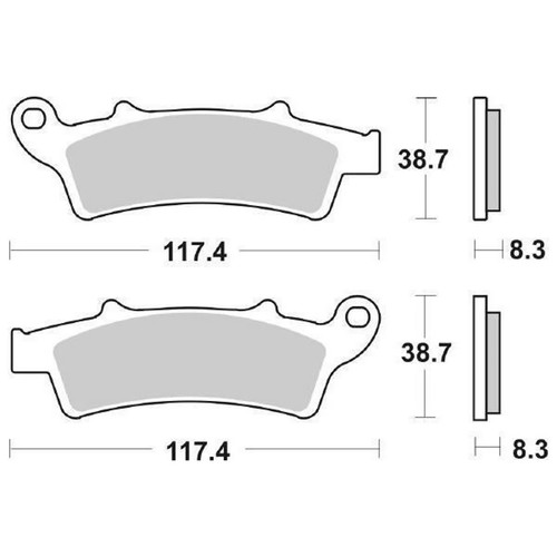 Sbs 159hf brake pads for - 159hf,