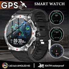 Military GPS Smart Watch Men