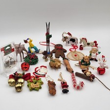 Lots of 23 Vintage Mixed Christmas Ornaments See pictures