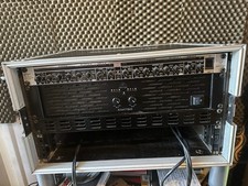 Studiospares flight case with Behringer KM750 AMP n Composer Pro XL 