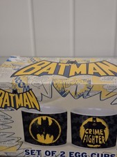 Batman Set of 2 Egg Cups Half