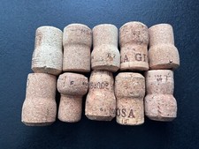 12 Mixed Used Champagne Bottle Style Corks  CHEAPEST & DISCOUNT FOR MULTI-BUYS