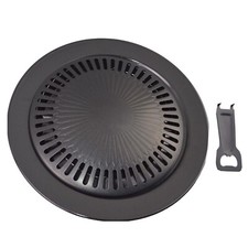 Portable Grill Plate for Gas Cooker BBQ Griddle Camping Healthy Cooking