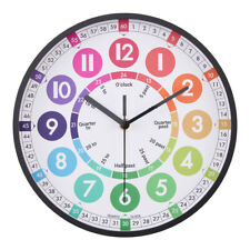 Learn To Tell The Time Clock For Child Kids Teaching Educational Analogue 25cm