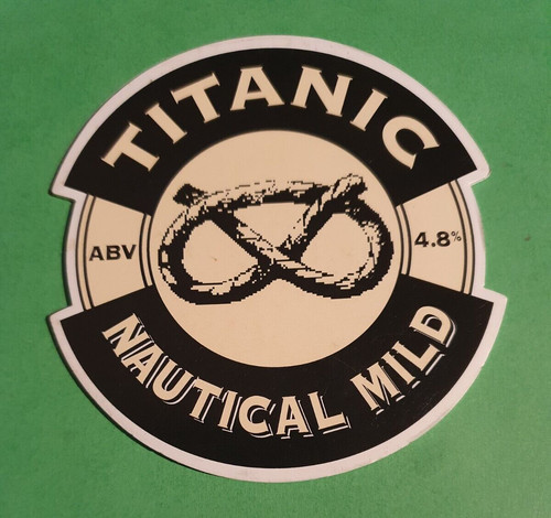 Titanic brewery beer pump clip - beer,