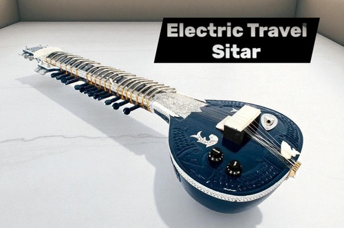 Indian electric travel sitar - indian,