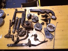 SUZUKI JR50 50CC MINIBIKE JOB LOT SPARES SWINGARM TOP END SUSPENSION MOUNTS