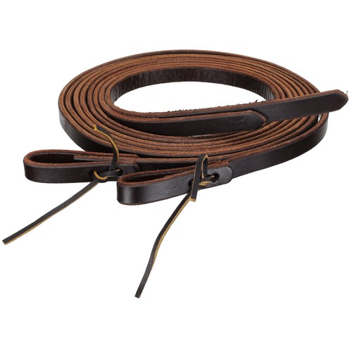 Split reins 8 dark - reins, 5/8"