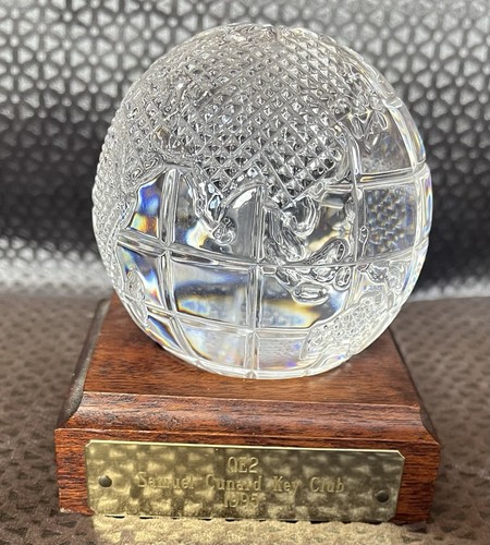 Waterford crystal globe - waterford,