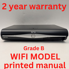 *MISSING FLAP* WIFI SKY+ PLUS HD BOX 500GB SLIMLINE RECEIVER DRX890 + NEW REMOTE