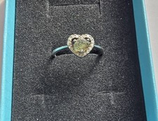 Moldovite Ring Sterling Silver