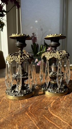 Pair regency brass gilt - brass, &