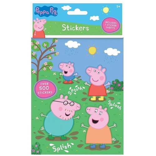 500 peppa pig sticker - peppa,