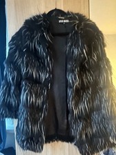 Steve Madden faux fur coat size S . Hardly worn . Excellent condition.