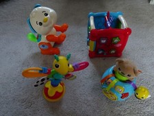 Vtech Turn&Learn Cube/Peek A Bear/Shake & Move Puppy & Tomy Lamaze Babies Toy's