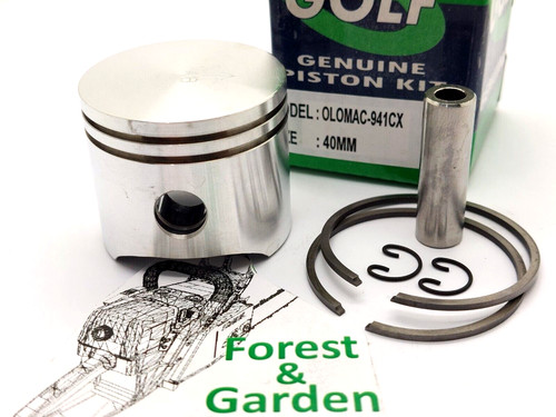 Golf piston kit for oleo - kit, oleo-mac