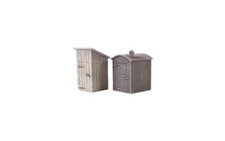 Hornby R9783 Skaledale Lamp Hut 2 Pcs Pre-Built /Painted 00 Gauge T48