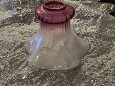 Antique Cranberry Glass Lamp