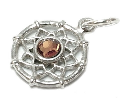 Sterling silver dreamcatcher - silver,