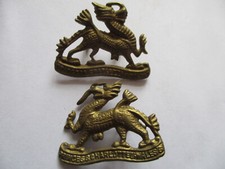 Royal Berkshire Regiment (Princess Charlotte of Wales) Pair of Collar Badges