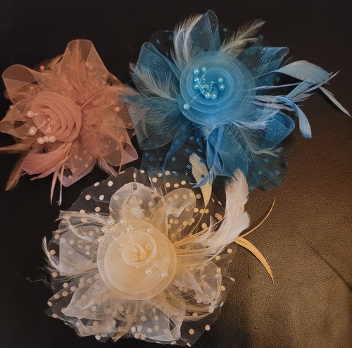 Set flower fascinators - flower,