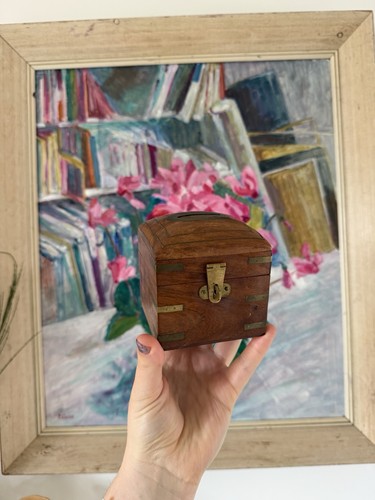 Vintage handmade carved - , wooden