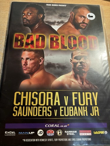 Boxing program chisora - program, vs