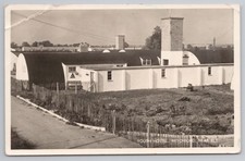 Witchford Youth Hostel RPPC, Near Ely, Cambs, RAF Nissen Hut Buildings YHA