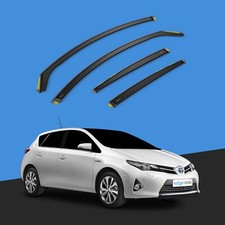 TOYOTA Auris MK2 2012-2019 5 Door Hatchback Wind Deflectors 4pc Tinted
