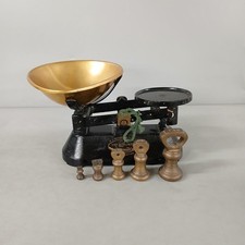 The Viking Kitchen Scales w Weights Vintage Classic Weighing Scales -CP