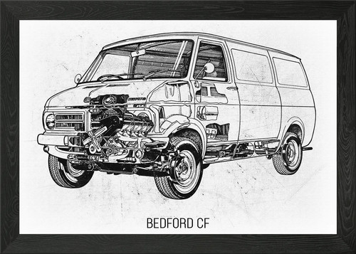 Bedford framed wall art - cf,