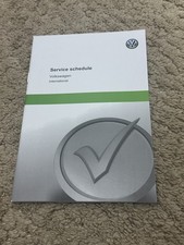 VW VOLKSWAGEN  SERVICE BOOK