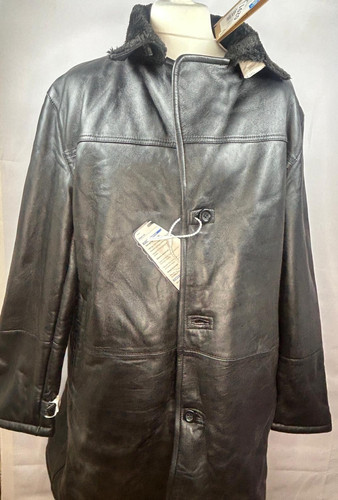 Turlock shearling coat - turlock, black