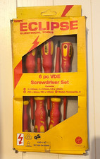 Eclipse VDE Electrician Screwdriver 6pc 3,4,5.5 Sltd PZD 1,2 Modulo Terminal No2