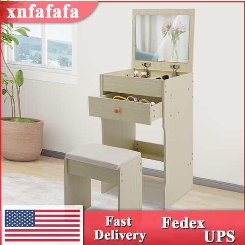 Vanity table with mirror - with,
