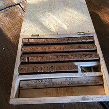 Vintage Wooden Letterpress