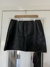 Ladies Faux Leather Skirt by