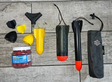 Job Lot of Fishing Tackle Carp Pop-ups Spods Fox Jrc Nash Fox Spreader Block Ect