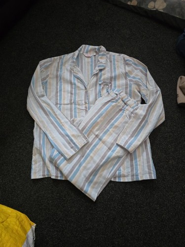 Derek rose beige blue stripped - rose,