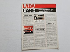 LADA CARE RIVA NIVA SALES BROCHURE 1984