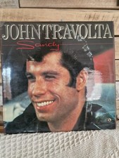 Sandy - John Travolta 12" LP Vinyl Record Inc. Poster (1978 UK)