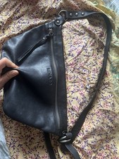 Rehard Italy Black Satchel Bag Italian Leather Crossbody bag Soft Leather Unisex