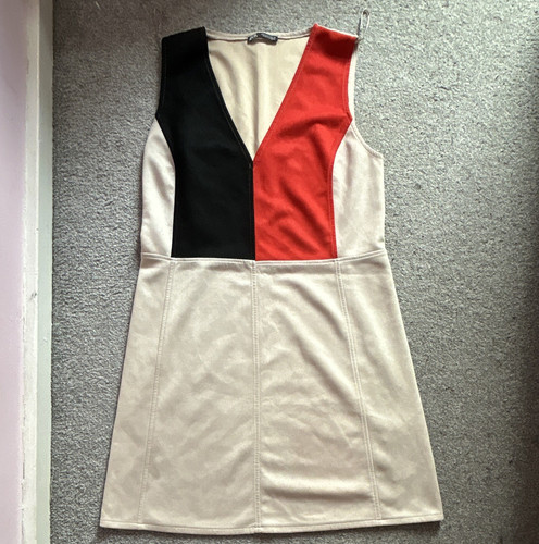 Zara colourblock faux leather - zara,