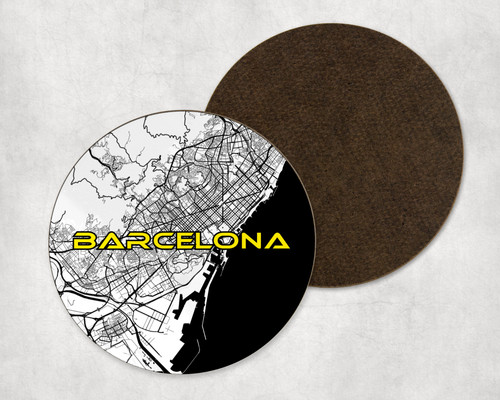 City map barcelona spain - map,
