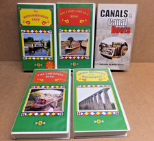 5 VHS video tapes on Canals &