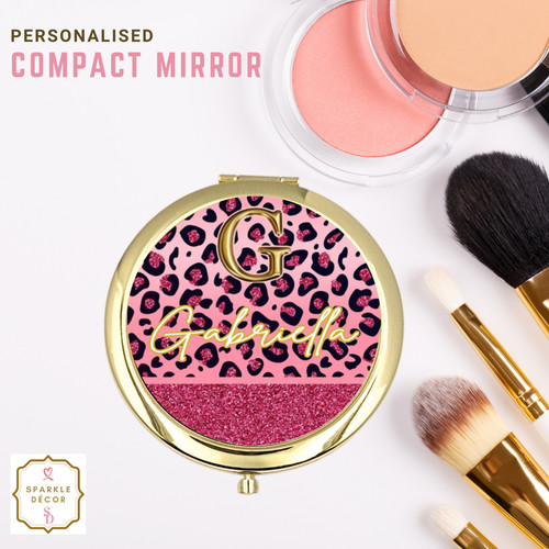 Personalised compact mirror - personalised,
