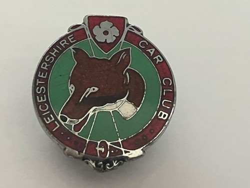 Leicestershire car club enamel - leicestershire,